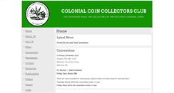 Desktop Screenshot of colonialcoins.org