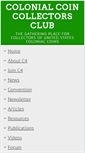 Mobile Screenshot of colonialcoins.org
